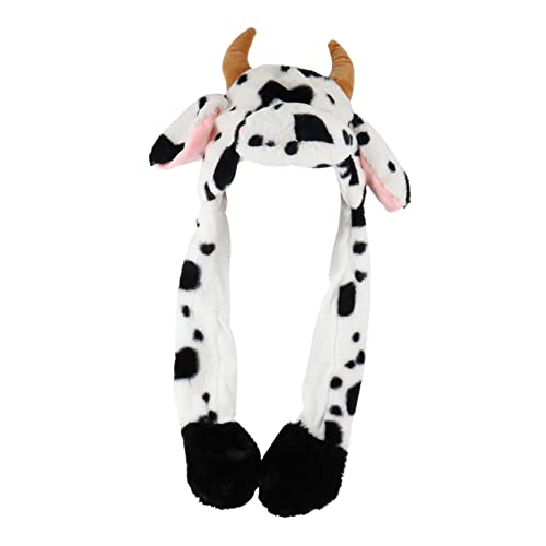Warmhm Beweglicher Kuhhut aus Plüsch mit Witzigen Lustige Kopfbedeckung für Karneval Maskerade Kostümpartys und Festivals Einzigartiger Plüschoverall für Erwachsene Warmhm Beweglicher Kuhhut aus Plüsch mit Witzigen Lustige Kopfbedeckung für Karneval Maskerade Kostümpartys und Festivals Einzigartiger Plüschoverall für Erwachsene von Warmhm