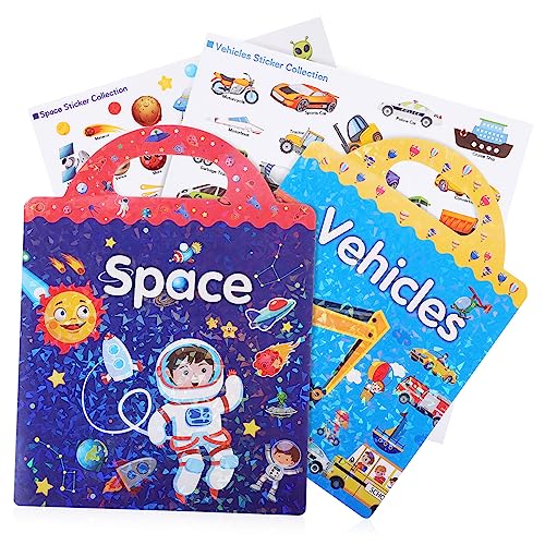 Warmhm Bildungsaufkleberbuch für Raumthema Wiederverwendbare Aufkleber Fördert Kreativität und Konzentration Lehrreiches für Kleine Warmhm Bildungsaufkleberbuch für Raumthema Wiederverwendbare Aufkleber Fördert Kreativität und Konzentration Lehrreiches für Kleine von Warmhm