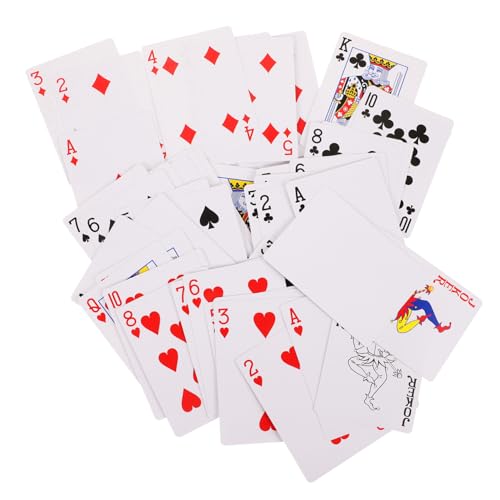 Warmhm Blanko Papier Hitzetransfer Pokerkarten DIY Spielkarten Für Partys Unterhaltsame Spiele Und Kreative Projekte Tragbare Notizkarten Für Vielseitige Anwendungen von Warmhm