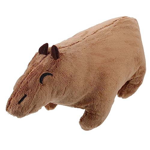 Warmhm Capybara Plüschtiere Realistisches Niedliches Kuscheltier für Weichem Baumwollmaterial Perfektes für Kuschelfans von Warmhm