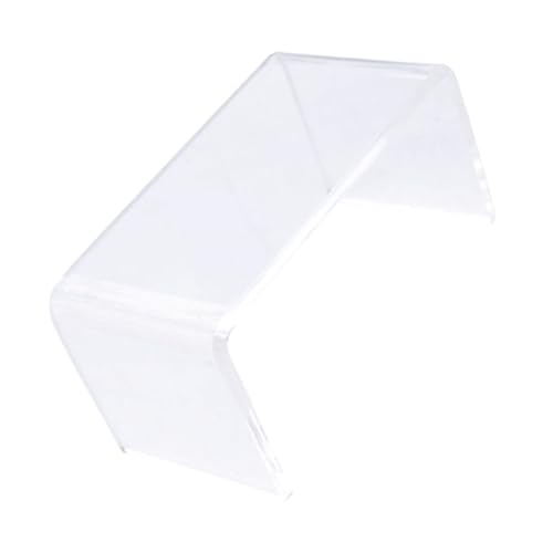 Warmhm Couchtisch-Modell Puppenhaus Kleines Hauszubehör Puppenhausverzierungen Mini-hausbedarf Mini-teetisch-Modell Mini-teetischverzierungen Mini-hausschmuck Plastik Transparent von Warmhm
