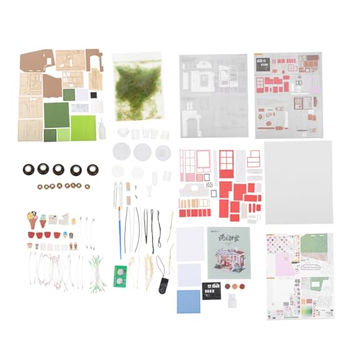 Warmhm DIY Miniaturhaus Modellset Handgefertigtes Holzspielzeug für Fördert Kreatives und Logisches Geburtstagsgeschenk für Bastelprojekte Warmhm DIY Miniaturhaus Modellset Handgefertigtes Holzspielzeug für Fördert Kreatives und Logisches Geburtstagsgeschenk für Bastelprojekte von Warmhm