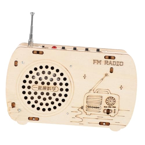 Warmhm DIY Radio Bausatz für Holz Radio Konstruktionskit Stem Lernspielzeug für Kreative Experimente Interaktives Wissenschaftsspielzeug für Jungen und Ab Jahren Warmhm DIY Radio Bausatz für Holz Radio Konstruktionskit Stem Lernspielzeug für Kreative Experimente Interaktives Wissenschaftsspielzeug für Jungen und Ab Jahren von Warmhm