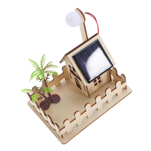 Warmhm DIY Solar Gartenlampe Bausatz Solarbetriebenes Lernspielzeug mit Komplettset und Anleitung Experiment für Kreatives Physik Modell zum Selberbauen von Warmhm