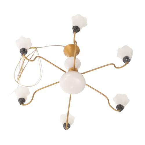 Warmhm Miniatur Deckenleuchte Puppenhauslampe Hängelampe für Kleiner Modelle LED Innenleuchte Dekoration für Puppenstuben und Micro Szenen Warmhm Miniatur Deckenleuchte Puppenhauslampe Hängelampe für Kleiner Modelle LED Innenleuchte Dekoration für Puppenstuben und Micro Szenen von Warmhm