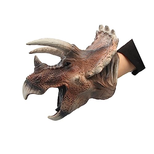 Warmhm Dinosaurier Handpuppe Triceratops Realistische Fingerbewegung für Rollenspiele für Kindergeburtstage und Partys aus Sicherem Material Warmhm Dinosaurier Handpuppe Triceratops Realistische Fingerbewegung für Rollenspiele für Kindergeburtstage und Partys aus Sicherem Material von Warmhm