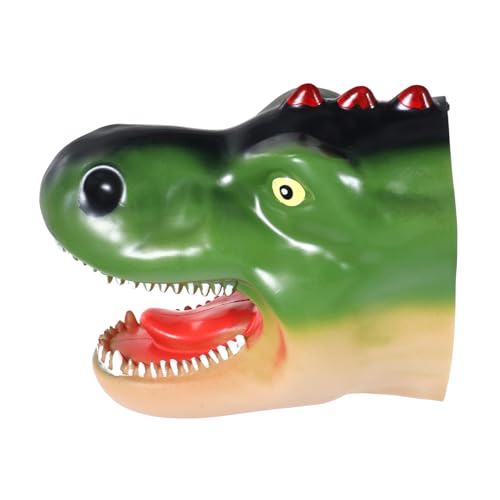 Warmhm Dinosaurier Handpuppe aus Weichem Interaktive Rollenspiel Handpuppe für Langlebig und Sicher für Geschichtenerzählen und Fantasievolles Stückgrün von Warmhm