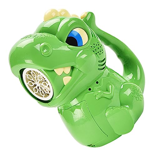 Warmhm Dinosaurier Seifenblasenmaschine für Tragbares Blasenspielzeug für Garten und Party Batteriefrei Interaktives Wasserspielzeug Leicht und Langlebig für Outdoor Aktivitäten von Warmhm
