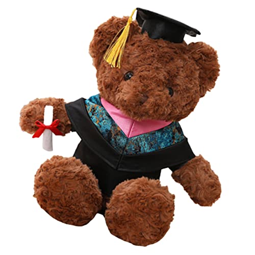 Warmhm Dr. Bärenpuppe Geburtstagsgeschenk Bär Abschluss Ausgestopfter Bär Abschlussgeschenke Für Sie Glückwunschgeschenke 2023 Abschluss Bär Herzlichen Glückwunsch Plüsch von Warmhm