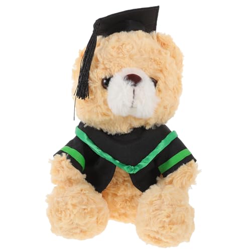 Warmhm Dr. Bärenpuppe Spielzeuge Zarter Ausgestopfter Bär Plüschbär Weiche, Flauschige Puppe Dekorativer Graduierungs-plüschbär Cartoon-bär-Puppe Abschluss Plüschbär Pp Baumwolle von Warmhm