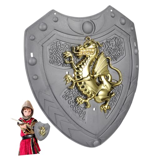 Warmhm Drachenschild aus Leichtem Robustem Material Fantasievolles Rollenspiel Zubehör für Piraten und Halloween Partys Bühne und Kostümfeste Einheitsgröße für Jungen und Mädchen Warmhm Drachenschild aus Leichtem Robustem Material Fantasievolles Rollenspiel Zubehör für Piraten und Halloween Partys Bühne und Kostümfeste Einheitsgröße für Jungen und Mädchen von Warmhm