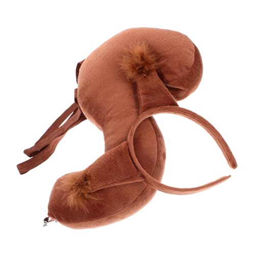 Warmhm Eichhörnchen Kostüm Set mit Haarreif und Tierische Cosplay Accessoires für Karneval Halloween und Fotospaß Teilig Verstellbar Weichem Plüsch Warmhm Eichhörnchen Kostüm Set mit Haarreif und Tierische Cosplay Accessoires für Karneval Halloween und Fotospaß Teilig Verstellbar Weichem Plüsch von Warmhm