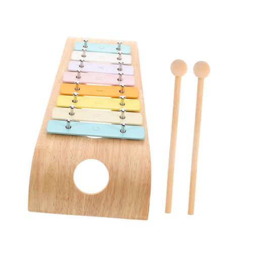 Warmhm Eight Tone Aluminum Piano Toys Xylophone Instruments Instruments Glockenspiel for Student Instruments for Glockenspiel Instrument Aluminum Alloy von Warmhm