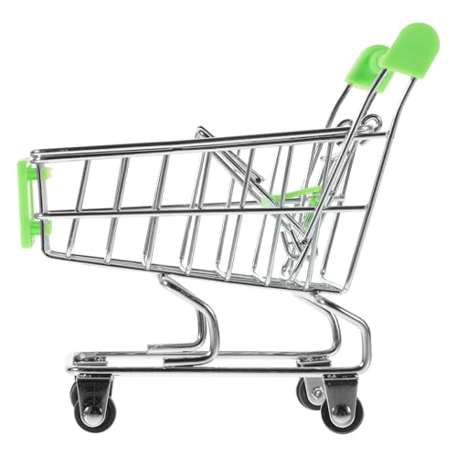 Warmhm Einkaufswagen Kreativer Schreibtisch Organizer für Make Up Schwämme und Kleiner Trolley zur Aufbewahrung Kinderrollenspiele und Dekoration Warmhm Einkaufswagen Kreativer Schreibtisch Organizer für Make Up Schwämme und Kleiner Trolley zur Aufbewahrung Kinderrollenspiele und Dekoration von Warmhm