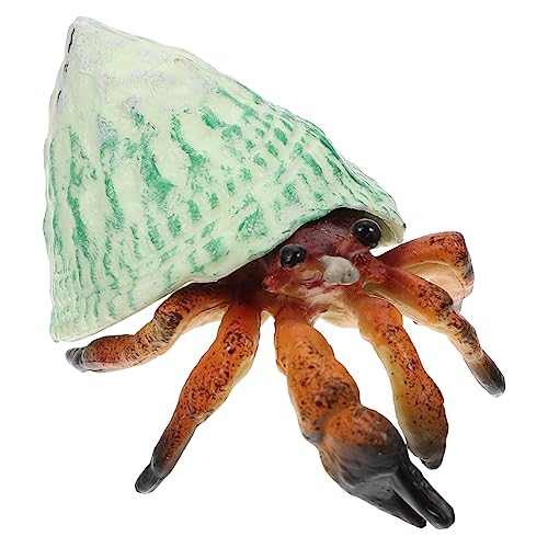 Warmhm Einsiedlerkrebs-Modell für kinderspielzeug eincremehilfe tierfiguren Tier Modellbau dekoringe pagurischer Modellschmuck pagurisches Spielzeugmodell Plastik rot von Warmhm