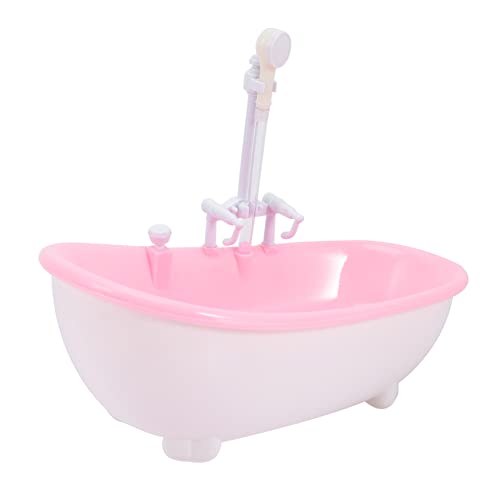 Warmhm Elektrische Puppenbadewanne Miniatur Für Kinder Sprayer Puppe Badespielzeug Baby Bathrub Kinderspielzeug von Warmhm