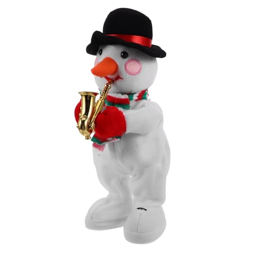 Warmhm Elektrischer Schneemann Plüschspielzeug Musikalischer Weihnachts Schneemann der Tanzt und Singt für Festliche Dekorationen und für Freunde Warmhm Elektrischer Schneemann Plüschspielzeug Musikalischer Weihnachts Schneemann der Tanzt und Singt für Festliche Dekorationen und für Freunde von Warmhm