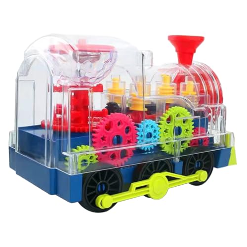Warmhm Elektrischer Zug für Kleinkinder Imitation Modell mit Musik und Lichtern Drehbare Kreatives Lernspielzeug für Jungen und Jahren Warmhm Elektrischer Zug für Kleinkinder Imitation Modell mit Musik und Lichtern Drehbare Kreatives Lernspielzeug für Jungen und Jahren von Warmhm