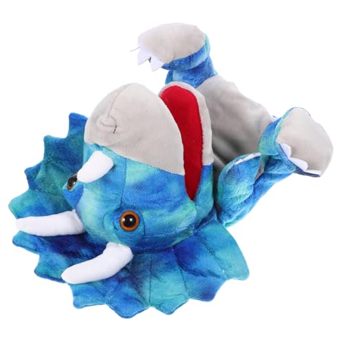 Warmhm Entzückende Plüschdinosaurier Handpuppe Für Interaktive Spielzeugfigur Für Geschichten Und Puppenspiele Sicheres Und Langlebiges Plüschmaterial Fördert Die Fantasie von Warmhm