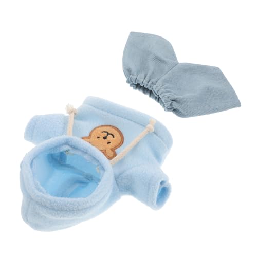 Warmhm Entzückender Bärenpuppen -Hoodie Und Hosen Set Cute Plüsch Doll Hoodie Mit Jeanshose Stofftier Dress -up -Outfit Für 20 cm Puppen Warmhm Entzückender Bärenpuppen -Hoodie Und Hosen Set Cute Plüsch Doll Hoodie Mit Jeanshose Stofftier Dress -up -Outfit Für 20 cm Puppen von Warmhm