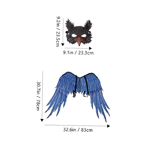 Warmhm Eulen Masken und Flügel Leichtes Cosplay Kostüm für Karneval Party Maskerade Halloween Komfortabel und Auffällig Geeignet für Themenpartys und Kostümveranstaltungen Warmhm Eulen Masken und Flügel Leichtes Cosplay Kostüm für Karneval Party Maskerade Halloween Komfortabel und Auffällig Geeignet für Themenpartys und Kostümveranstaltungen von Warmhm