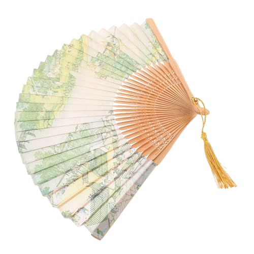 Warmhm Faltbarer Handfächer aus Seide mit Quaste Vintage Stil für Kostüme Tanz Musikfestivals und Partys Handgemacht Einzigartiges für Dekoration und Praktische Nutzung Warmhm Faltbarer Handfächer aus Seide mit Quaste Vintage Stil für Kostüme Tanz Musikfestivals und Partys Handgemacht Einzigartiges für Dekoration und Praktische Nutzung von Warmhm