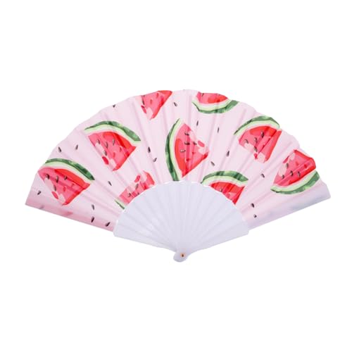 Warmhm Faltfächer Wassermelone Design Oxford-stoff Handfächer Faltbar Tragbarer Für Hochzeiten Partys Reisen Büro Geschenkidee Für Frauen Männer Warmhm Faltfächer Wassermelone Design Oxford-stoff Handfächer Faltbar Tragbarer Für Hochzeiten Partys Reisen Büro Geschenkidee Für Frauen Männer von Warmhm