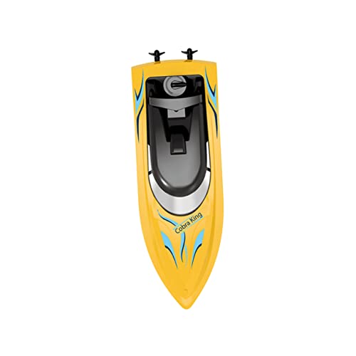 Warmhm Fernbedienbares Hochgeschwindigkeitsboot Gelbes Wasser für Erwachsene für Pools und Seen Elektrisches Boot aus Hochwertigem mit Einzigartigem Design von Warmhm