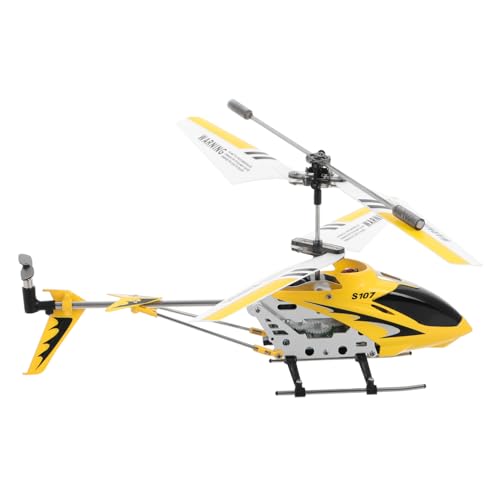 Warmhm Ferngesteuerter Hubschrauber Rc Helikopter Für Hobby Rc Helikopter Ferngesteuerter Hubschrauber Mikro Rc Helikopter Mini Rc Helikopter Mini Helikopter Kunststoff Gelb von Warmhm
