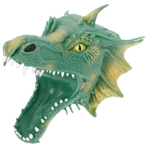 Warmhm Feuerspeiender Drache Handpuppe Tierpuppen Handpuppen Für Handpuppen Handpuppe Rollenspiel Rollenspiel Puppen Für Hand Grün von Warmhm