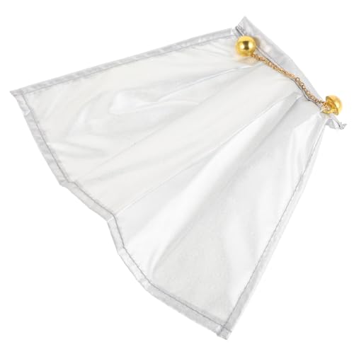 Warmhm Figur Umhang Mantelmodell Minikleidung Für Puppen-DIY-umhang Puppenmantel Wiederverwendbares Puppenkostüm Dekore Für Puppenkleider Puppenkleidung Silver Stoff von Warmhm