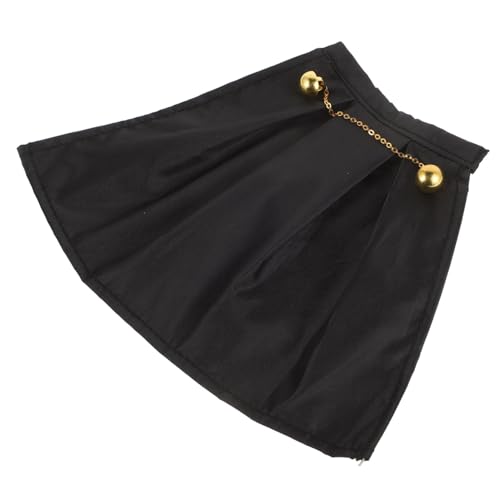 Warmhm Figur Umhang -deko-umhang Minikleidung Für Puppenmantel Puppen-DIY-umhang Wiederverwendbares Puppenkostüm Puppenkleidung Kleidung Für Figuren Black Stoff von Warmhm