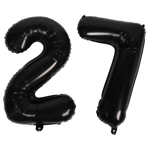 Warmhm Folienballons Schwarz Geburtstag Deko Große Helium Luftballons Zahlendekoration Für Jubiläum Einfach Aufblasbar Wetterfest Für Innen Und Außen Stilvolle Partyakzente Warmhm Folienballons Schwarz Geburtstag Deko Große Helium Luftballons Zahlendekoration Für Jubiläum Einfach Aufblasbar Wetterfest Für Innen Und Außen Stilvolle Partyakzente von Warmhm