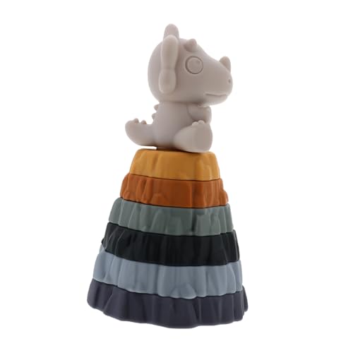 Warmhm Für Die Frühe Bildung Von Babys Sensorisches Stapelringe Für Babys Dinosaurier Stapelspielzeug Dinosaurier-Spiele Dinosaurierspielzeug Für Mädchen Vinyl Warmhm Für Die Frühe Bildung Von Babys Sensorisches Stapelringe Für Babys Dinosaurier Stapelspielzeug Dinosaurier-Spiele Dinosaurierspielzeug Für Mädchen Vinyl von Warmhm