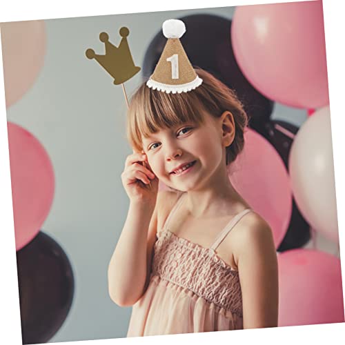Warmhm Geburtstagshut für Junge Mädchen Geburtstag mit Flauschigem Bommel Niedliche für Jungen und Mädchen Stimmungsvolle Geburtstagsdekoration und Unvergessliche Feier von Warmhm