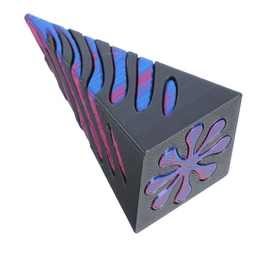 Warmhm Gedrucktes Spiral Pyramidenspielzeug Optische Illusion Robustes Fidget Toy für Erwachsene Entspannendes Desk Dynamischer Bewegung und Langlebiger Konstruktion Warmhm Gedrucktes Spiral Pyramidenspielzeug Optische Illusion Robustes Fidget Toy für Erwachsene Entspannendes Desk Dynamischer Bewegung und Langlebiger Konstruktion von Warmhm