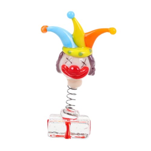 Warmhm Glasiertes Clownspielzeug verrückt Figuren für einzigartige Geschenkideen Bewegungsspielzeug Clown Frühlingsclown Clown-Kuchen-Topper Clown- Metall Warmhm Glasiertes Clownspielzeug verrückt Figuren für einzigartige Geschenkideen Bewegungsspielzeug Clown Frühlingsclown Clown-Kuchen-Topper Clown- Metall von Warmhm