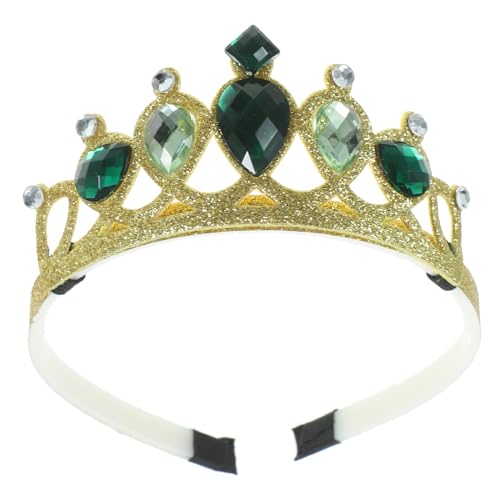 Warmhm Goldene Prinzessinnenkrone Für Glitzerndes Tiara Stirnband Mit Strass Für Partys Und Festlichkeiten Warmhm Goldene Prinzessinnenkrone Für Glitzerndes Tiara Stirnband Mit Strass Für Partys Und Festlichkeiten von Warmhm