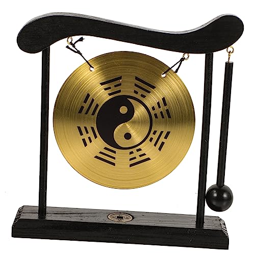 Warmhm Gong-verzierung Zodiac-gong-Ornament Asiatische Zen-gongs Desktop-tischgong Asiatische Gongglocke Sternzeichen-gong-Handwerk Gongs Für Glocke Aus Legierung von Warmhm
