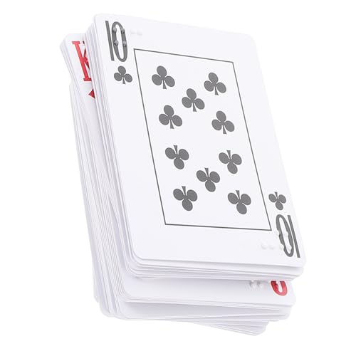 Warmhm Große Spielkarten Für Senioren Blindenschriftkarten Für Sehbehinderte Halloween Spielkartendeck Hochwertige Blindenspielkarten Mit Klaren Braille von Warmhm