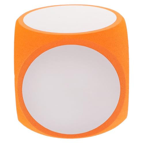 Warmhm Großer Abwischbarer Schaumwürfel DIY Unterrichtshilfen für Spiele Basteln und Kreative Lernaktivitäten Orange Leicht und Tragbar für Klassenräume Warmhm Großer Abwischbarer Schaumwürfel DIY Unterrichtshilfen für Spiele Basteln und Kreative Lernaktivitäten Orange Leicht und Tragbar für Klassenräume von Warmhm
