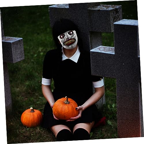 Warmhm Gruselige Halloween Maske aus Leichtem Gummi Horror Gesichtsmotiv Langlebig Cosplay und Kostümparty Zubehör für Erwachsene für Maskenball und Festivalveranstaltungen Warmhm Gruselige Halloween Maske aus Leichtem Gummi Horror Gesichtsmotiv Langlebig Cosplay und Kostümparty Zubehör für Erwachsene für Maskenball und Festivalveranstaltungen von Warmhm