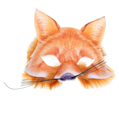 Warmhm Halbgesichts Fuchsmaskerade Maske für Damen Kreative Halloween Party Maske Tragbare Dekorative für Kostümpartys und Atmungsaktiv mit Sehöffnungen Vielseitig für Karneval und Warmhm Halbgesichts Fuchsmaskerade Maske für Damen Kreative Halloween Party Maske Tragbare Dekorative für Kostümpartys und Atmungsaktiv mit Sehöffnungen Vielseitig für Karneval und von Warmhm