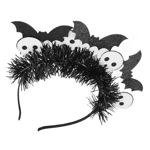 Warmhm Halloween Haarreif Weißer Schädel und Fledermaus Design Leichtes Sicheres Stirnband für Erwachsene Einzigartiges Party Cosplay accessoire für Halloween und Themenfeiern Warmhm Halloween Haarreif Weißer Schädel und Fledermaus Design Leichtes Sicheres Stirnband für Erwachsene Einzigartiges Party Cosplay accessoire für Halloween und Themenfeiern von Warmhm