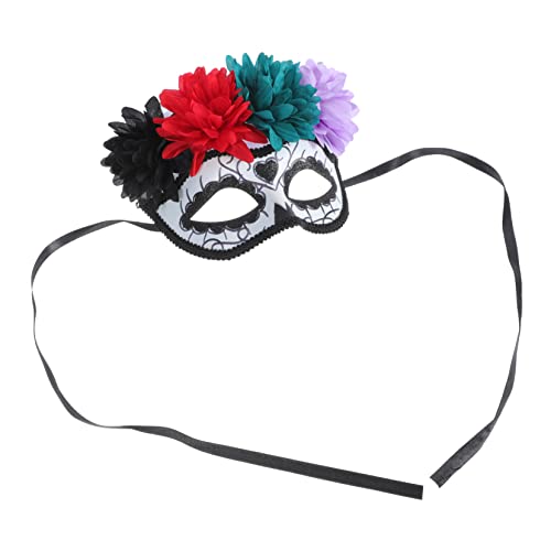 Warmhm Halloween Mask Damen Venezianische Karneval Maske mit Blumendesign Kreative Party Gesichtsmaske für Kostümparty Fasching und Maskenball Leicht Tragbar und Dekorativ Warmhm Halloween Mask Damen Venezianische Karneval Maske mit Blumendesign Kreative Party Gesichtsmaske für Kostümparty Fasching und Maskenball Leicht Tragbar und Dekorativ von Warmhm