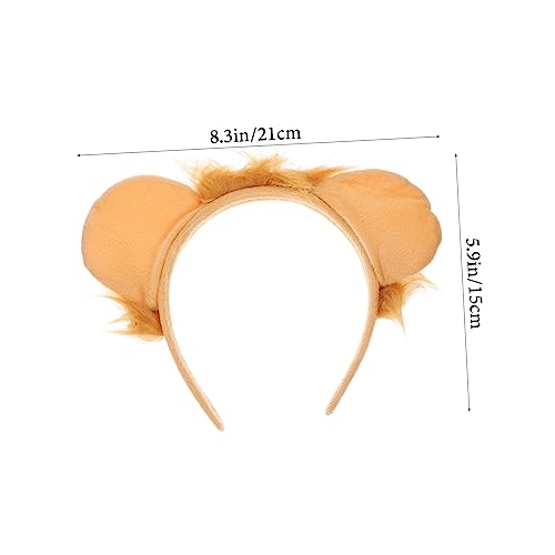 Warmhm Halloween Stirnband mit Schleife und Tierkostüm Zubehör für Lustiges Cosplay Accessoire für Verkleidung und Geburtstagsfeier von Warmhm