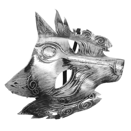 Warmhm Halloween Wolfskopfmaske Leichtem Material Gruselige Cosplay Maske für Party Festivaldekoration Komfortabel Tragbar Kreative Handwerkskunst für Halloween Kostüm und Horror Look Warmhm Halloween Wolfskopfmaske Leichtem Material Gruselige Cosplay Maske für Party Festivaldekoration Komfortabel Tragbar Kreative Handwerkskunst für Halloween Kostüm und Horror Look von Warmhm