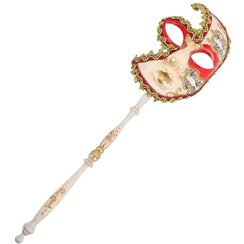 Warmhm Handheld Maske für Karneval und Mottopartys Dekorative Halbgesichtsmaske für Frauen und Mädchen für Halloween Fasching und Maskenbälle nicht Schädigend für Make Up Warmhm Handheld Maske für Karneval und Mottopartys Dekorative Halbgesichtsmaske für Frauen und Mädchen für Halloween Fasching und Maskenbälle nicht Schädigend für Make Up von Warmhm