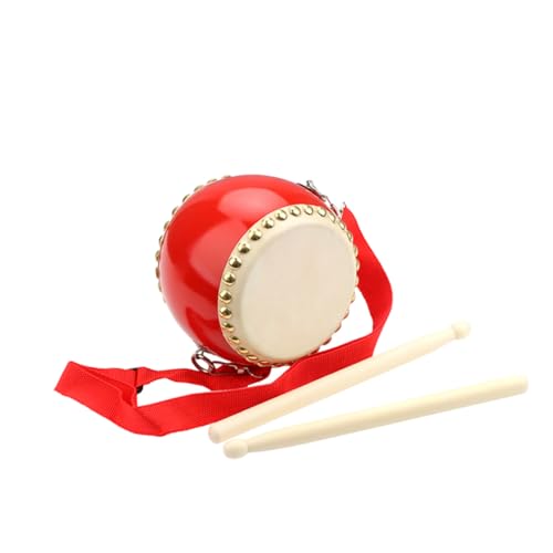 Warmhm Handtrommel Für Junge Mädchen Rote Percussion-Instrumente Mit Schlägeln Musikspielzeug Für Kleinkinder Fördert Musikalisches Talent Und Rhythmusgefühl Warmhm Handtrommel Für Junge Mädchen Rote Percussion-Instrumente Mit Schlägeln Musikspielzeug Für Kleinkinder Fördert Musikalisches Talent Und Rhythmusgefühl von Warmhm