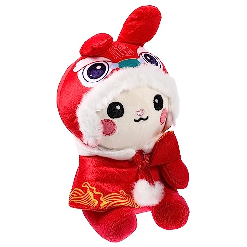 Warmhm Hasenpuppe Kaninchen-Maskottchen-Puppe Tierpuppenspielzeug Jahr Der Hasen-Maskottchen-Puppe Hasen Stofftiere Kaninchen-Maskottchen- Sternzeichen Hase Puppe Plüsch Warmhm Hasenpuppe Kaninchen-Maskottchen-Puppe Tierpuppenspielzeug Jahr Der Hasen-Maskottchen-Puppe Hasen Stofftiere Kaninchen-Maskottchen- Sternzeichen Hase Puppe Plüsch von Warmhm